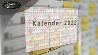 Kalender 2022 Jahrwsübersicht Libre Office Calc Tutorial [upl. by Lerad681]