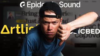 Copyright free music Epidemic Sound vs Artlist vs Musicbed It’s a Scam 2023 [upl. by Braeunig]