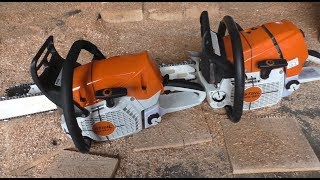 Stihl 462 vs 461  28quot bar  big oak [upl. by Valley]