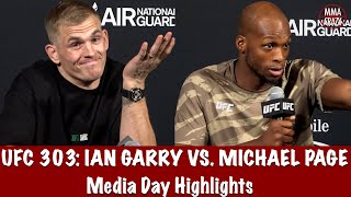 UFC 303 Ian Machado Garry amp Michael Page Media Day Highlights [upl. by Siger]