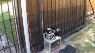 Aleko AC 1300 sliding gate opener trouble [upl. by Anaicilef226]