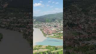 Beautiful landscape river Aragvi Georgiayoutubeshorts trending 🇬🇪 [upl. by Eisac]