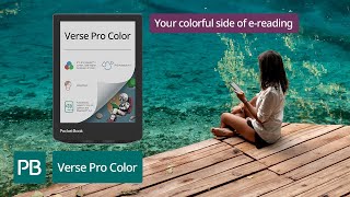 PocketBook Verse Pro Color compact ereader with color screen Ergonomic and long battery life [upl. by Eirojram]