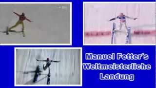 Manuel Fettner´s Weltmeisterliche Landung [upl. by Zuliram802]