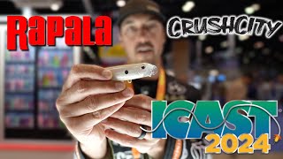 ICAST 2024 Whats NEW from Rapala and Crush City [upl. by Melodie41]