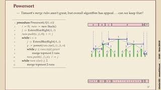 Effiziente Algorithmen 46 Pythons list sort amp Powersort [upl. by Costello]