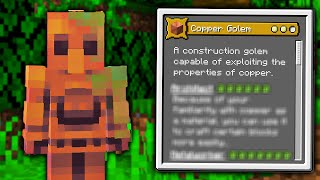 Minecraft Origins Mod  Copper Golem Origin [upl. by Acinna]