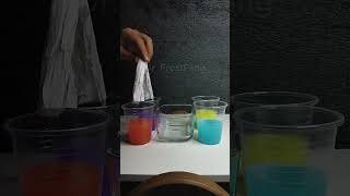 Magic Napkin Water Transfer An experiment you can do at home experiment [upl. by Mulloy]