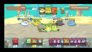 axie kiss crit team with god dawn vs god reptile dusk termi and other MG bird and mech axies [upl. by Gery]