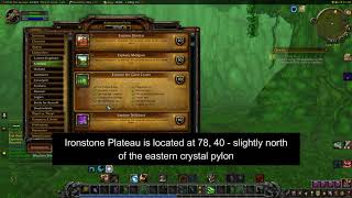 World of Warcraft  Explore UnGoro Crater Achievement  Ironstone Plateau [upl. by Newkirk]