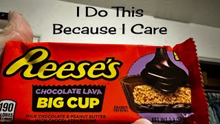 Review  Reese’s Chocolate Lava Big Cup [upl. by Healion]