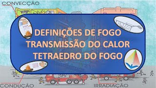 Teoria do Fogo  Combustão  Transmissão do Calor  Tetraedro do Fogo [upl. by Nsaj]