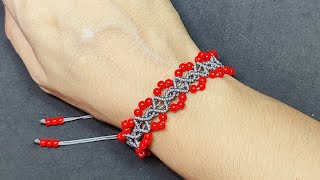 Pulseira Macrame Passo a Passo Tutorial Macrame Bracelet [upl. by Vania]