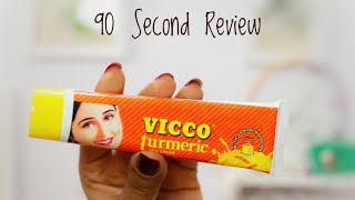 Vicco Turmeric Cream  90 Second Review  SuperWowStyle Prachi [upl. by Primrosa]