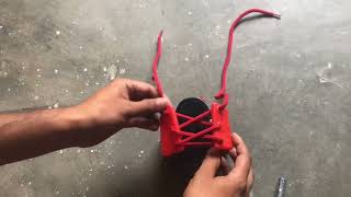 Roller skates L2how to tie roller skates lacesroller skate ke fite Kaise Bandhe [upl. by Nosnirb]