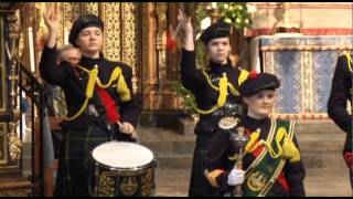 Gordons School Pipes and Drums Commonwealth Day 2014 [upl. by Jabe]