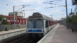 Paris Z6400 UECY  Achères Ville Ligne L Transilien [upl. by Adnopoz612]