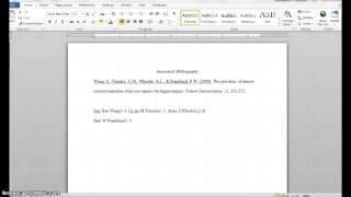 Creating an APA Format Annotated Bibliography [upl. by Scandura]