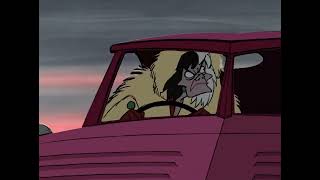 One Hundred and One Dalmatians 1960 Car Chase with Cartoon SFX [upl. by Cohlette644]