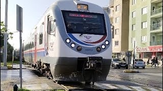 İzmirNazilli Treni Aydın Gara selamlı Giriş [upl. by Aynek]