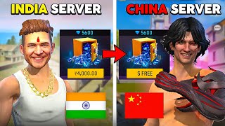 I Tried all the servers of Free Fire  🇮🇳 [upl. by Ciapas]