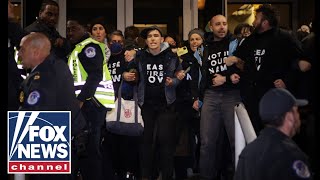 Democrats evacuated from DNC House offices on lockdown amid antiIsrael rally [upl. by Marjorie60]