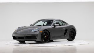 2022 Porsche 718 Cayman GTS 40 Agate Grey Metallic  T259B [upl. by Tnaryb]