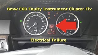 Bmw E60 E61 Central Electronics Failure Fix Instrument Cluster Faulty KOMBI [upl. by Feilak]