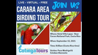 Virtual Tour Carara National Park Area Villa LapasTarcoles Sept 15 with Paco and Esteban [upl. by Sirah]