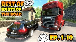 ★ BEST OF Idiots on the road  ETS2MP  Ep 110  Tony 747  Best moments [upl. by Berkshire]