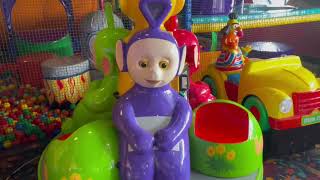 Jolly Roger Teletubbies Carousel Kiddie Ride MUTE [upl. by Marj]