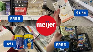 Meijer Best Deals 17113  ✨3 FREEBIES✨ 77 SALE💰 [upl. by Ainaznat]