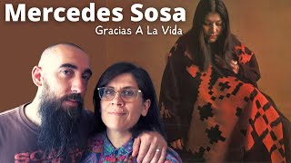 Mercedes Sosa  Gracias A La Vida REACTION with my wife [upl. by Lynea300]