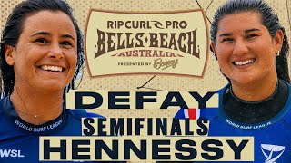 Johanne Defay vs Brisa Hennessy  Rip Curl Pro Bells Beach pres by Bonsoy 2024  Semifinals [upl. by Rosenzweig]