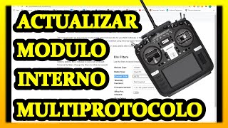 Radiomaster TX16S  Actualizar Modulo multiprotocolo interno [upl. by Kreda239]