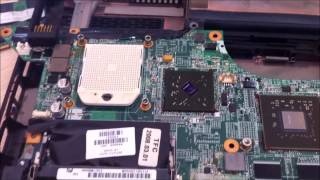 HP Dv6000 Main Board Solder Reflow GPU Problems fix Oven Method [upl. by Adolf406]