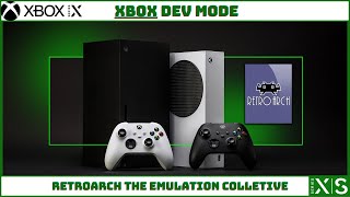 COMO INSTALAR RETROARCH ATUALIZADO XBOX DEV MODE [upl. by Artemisa]