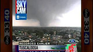 ABC 3340 Coverage of the April 27 2011 Outbreak 530 to 600 pm [upl. by Decrem]