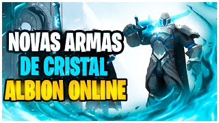 NOVAS ARMAS DE CRYTAL FORAM REVELADAS  Albion Online [upl. by Bohs]