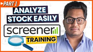 How to Analyze Stocks on Screener Website Part 1 [upl. by Latta]