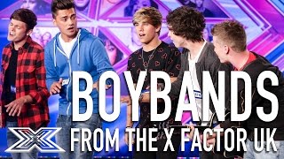 TOP Boybands from The X Factor UK  Including The First Kings 5AM District3 amp MORE [upl. by Anomor781]