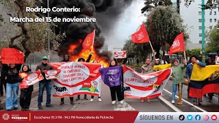 Rodrigo Conterio l Marcha del 15 de noviembre [upl. by Aeirdna]