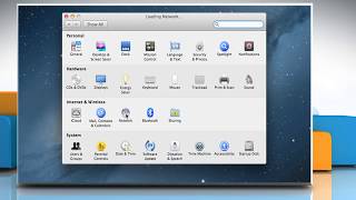 How to Setup a Internet Network Connection in Mac® OS X™ [upl. by Nodarse851]