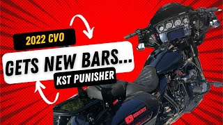 Harley 2022 Street Glide CVO KST Punisher Bars Install  Harder than you think [upl. by Wade]