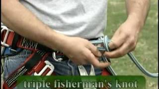 Double and Triple Fishermans Knot [upl. by Ochs]