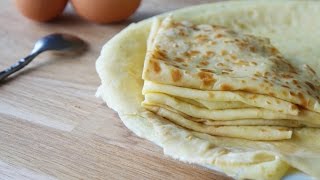 CRÊPES LÉGÈRES SANS LAIT  RÉGIME [upl. by Araminta]