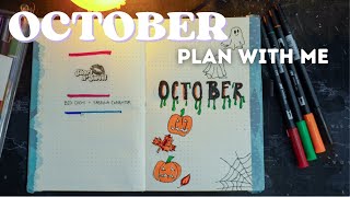 October 2024 Bullet Journal Setup  Fall BuJo Ideas [upl. by Chambers]