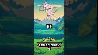 Mew vs Legendary  mythical pokemon battle short video pokemon mew edit shorts viralvideo [upl. by Adaven]