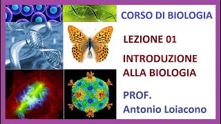 CORSO DI BIOLOGIA  Lezione 01  INTRODUZIONE ALLA BIOLOGIA  I° Liceo [upl. by Occor]