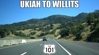 US101 North amp CA20 West Ukiah to Willits California [upl. by Aeduj454]